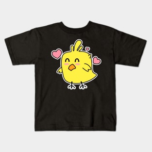 Cute Chicken Drawing Kids T-Shirt